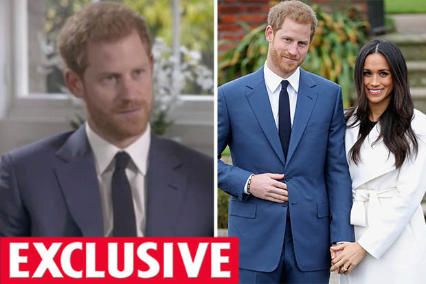 Prince Harry ‘Nervous’ Next to Meghan Markle After Engagement Announcement
